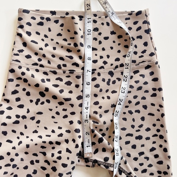 Beach Riot Ribbed Bike Short Animal Print - S - Picture 9 of 12